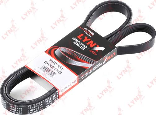 LYNXauto 6PK2138 - Пистов ремък vvparts.bg