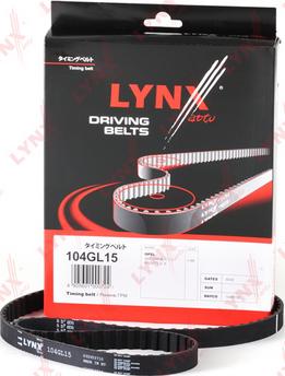 LYNXauto 104GL15 - Ангренажен ремък vvparts.bg