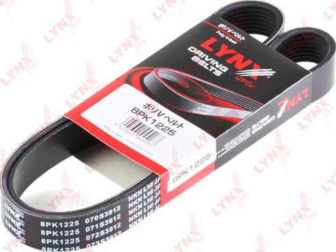 LYNXauto 8PK1225 - Пистов ремък vvparts.bg