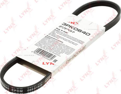 LYNXauto 3PK0640 - Пистов ремък vvparts.bg