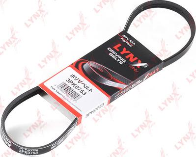 LYNXauto 3PK0753 - Пистов ремък vvparts.bg