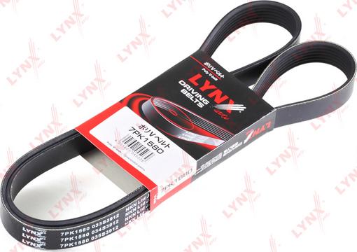 LYNXauto 7PK1580 - Пистов ремък vvparts.bg