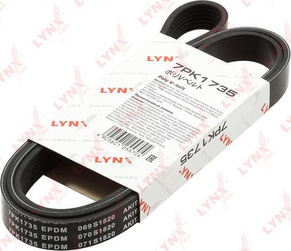 LYNXauto 7PK1735 - Пистов ремък vvparts.bg