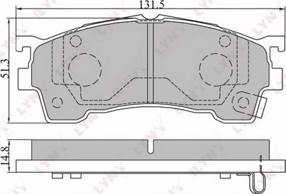 Valeo 597183 - Комплект спирачно феродо, дискови спирачки vvparts.bg