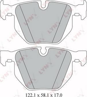 Triscan 0 986 TB2 207 - Комплект спирачно феродо, дискови спирачки vvparts.bg