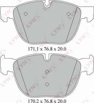 Icer 181919-230 - Комплект спирачно феродо, дискови спирачки vvparts.bg