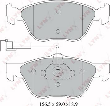 VEMA 836140 - Комплект спирачно феродо, дискови спирачки vvparts.bg