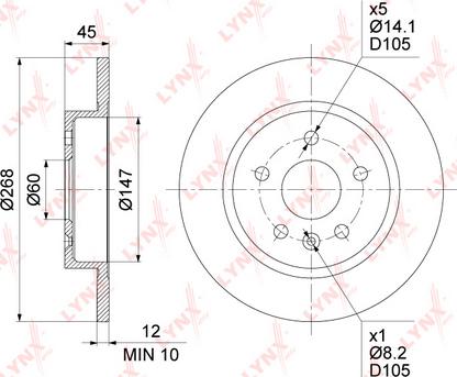 Rotinger RT 4561 T3 - Спирачен диск vvparts.bg