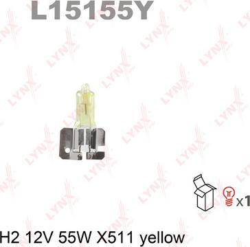 LYNXauto L15155Y - Крушка с нагреваема жичка vvparts.bg