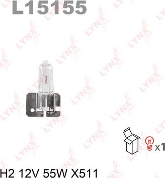 LYNXauto L15155 - Крушка с нагреваема жичка vvparts.bg