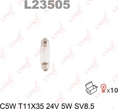 LYNXauto L23505 - Крушка с нагреваема жичка vvparts.bg