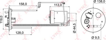 LYNXauto LF-972M - Горивен филтър vvparts.bg