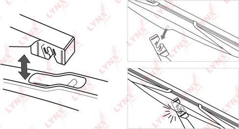 LYNXauto LR35A - Перо на чистачка vvparts.bg