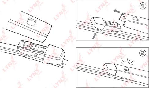 LYNXauto LR33K - Перо на чистачка vvparts.bg