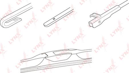 LYNXauto LX450 - Перо на чистачка vvparts.bg