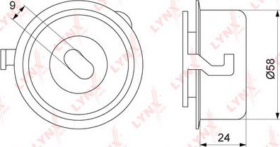 LYNXauto PB-1274 - Обтяжна ролка, ангренаж vvparts.bg