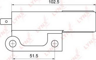 LYNXauto PT-1013 - Демпер (успокоител-ртепт.вибр.), зъбен ремък vvparts.bg