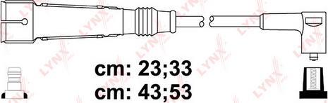 LYNXauto SPC4401 - Комплект запалителеи кабели vvparts.bg