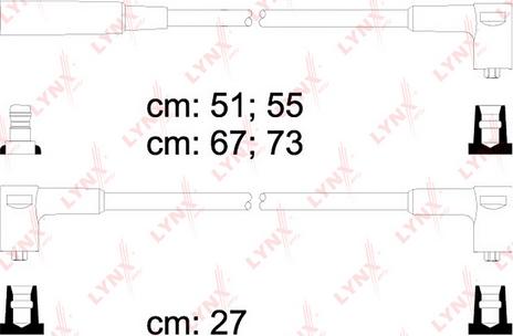 LYNXauto SPC4609 - Комплект запалителеи кабели vvparts.bg