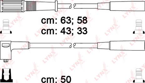 LYNXauto SPC4802 - Комплект запалителеи кабели vvparts.bg