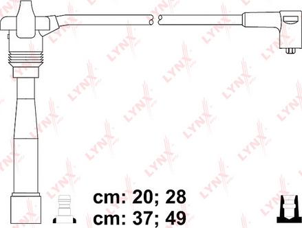 LYNXauto SPC4837 - Комплект запалителеи кабели vvparts.bg