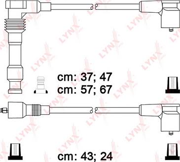 LYNXauto SPC5911 - Комплект запалителеи кабели vvparts.bg