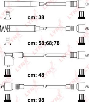 LYNXauto SPC5923 - Комплект запалителеи кабели vvparts.bg