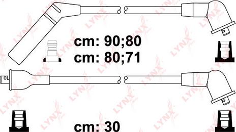 LYNXauto SPC5511 - Комплект запалителеи кабели vvparts.bg