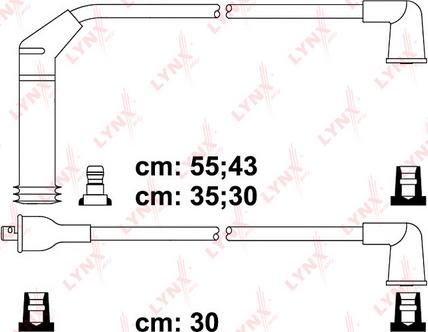 LYNXauto SPC5513 - Комплект запалителеи кабели vvparts.bg