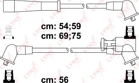 LYNXauto SPC5116 - Комплект запалителеи кабели vvparts.bg