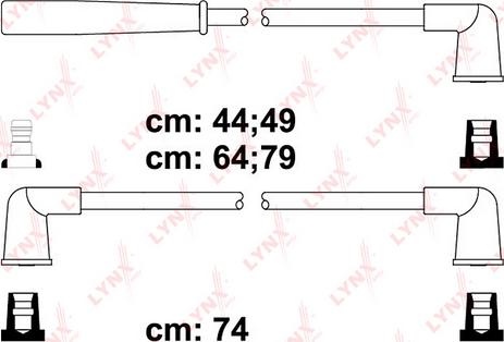 LYNXauto SPC5122 - Комплект запалителеи кабели vvparts.bg