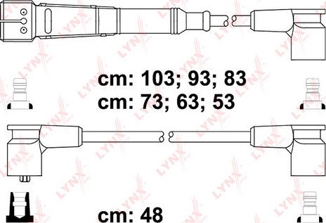 LYNXauto SPC5303 - Комплект запалителеи кабели vvparts.bg