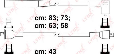 LYNXauto SPC5706 - Комплект запалителеи кабели vvparts.bg