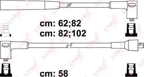 LYNXauto SPC5716 - Комплект запалителеи кабели vvparts.bg