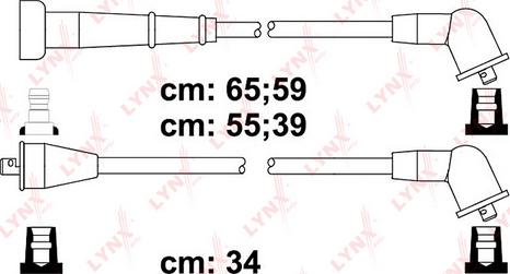 LYNXauto SPC5723 - Комплект запалителеи кабели vvparts.bg