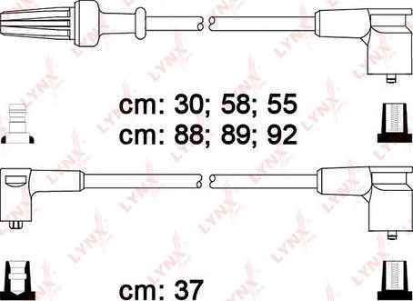 LYNXauto SPC6122 - Комплект запалителеи кабели vvparts.bg