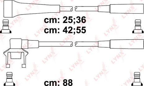 LYNXauto SPC6344 - Комплект запалителеи кабели vvparts.bg