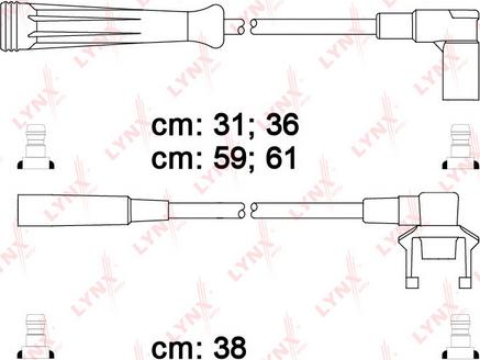 LYNXauto SPC6318 - Комплект запалителеи кабели vvparts.bg