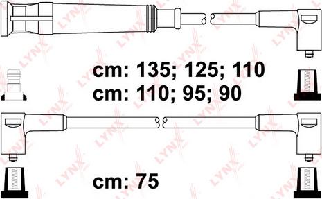 LYNXauto SPC1403 - Комплект запалителеи кабели vvparts.bg