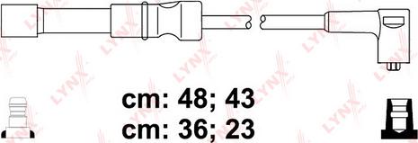 LYNXauto SPC1808 - Комплект запалителеи кабели vvparts.bg