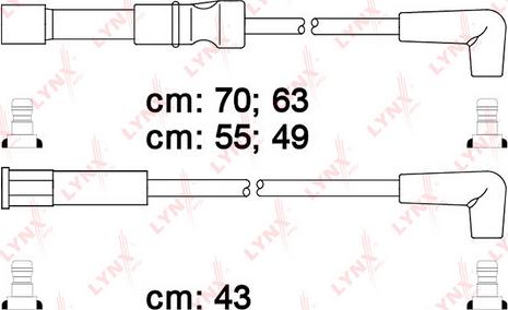 LYNXauto SPC1818 - Комплект запалителеи кабели vvparts.bg