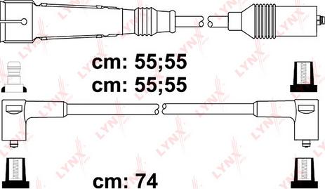 LYNXauto SPC8041 - Комплект запалителеи кабели vvparts.bg