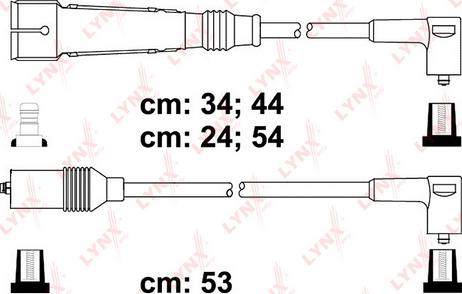 LYNXauto SPC8004 - Комплект запалителеи кабели vvparts.bg