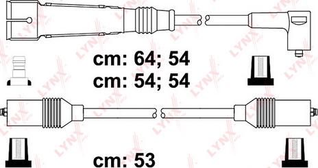 LYNXauto SPC8007 - Комплект запалителеи кабели vvparts.bg