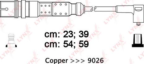 LYNXauto SPC8013 - Комплект запалителеи кабели vvparts.bg