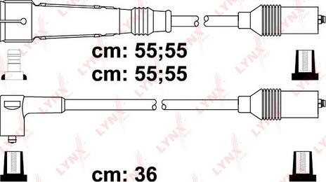 LYNXauto SPC8017 - Комплект запалителеи кабели vvparts.bg