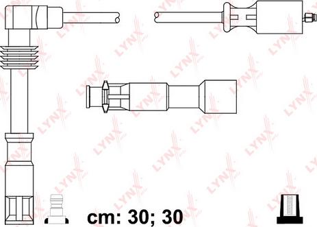 LYNXauto SPC8030 - Комплект запалителеи кабели vvparts.bg