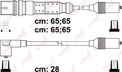 LYNXauto SPC8033 - Комплект запалителеи кабели vvparts.bg