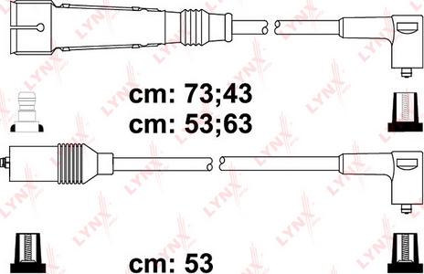 LYNXauto SPC8023 - Комплект запалителеи кабели vvparts.bg