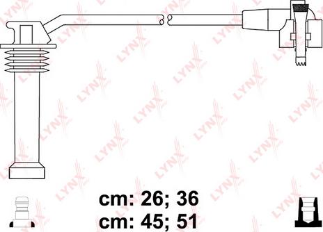 LYNXauto SPC3006 - Комплект запалителеи кабели vvparts.bg
